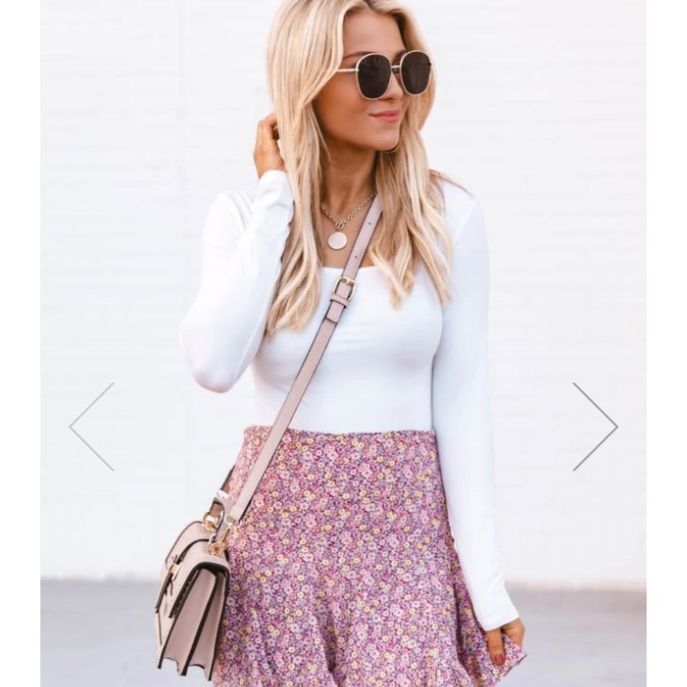 All I know square neck bodysuit